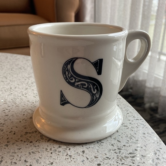 Anthropologie Initial S Monogram Mug - 14 oz - Picture 2 of 8